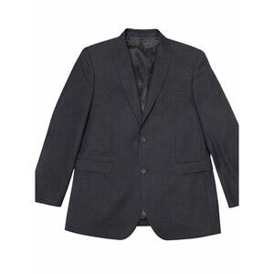 English Laundry Christopher Wicks Black Blazer Sport Coat 44R Lined 2 Button